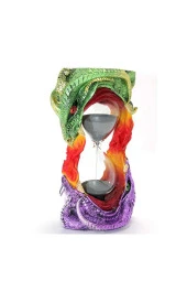 Kum saati Dragon Ejderha Polyester Cam Feng Şui thumbnail 1