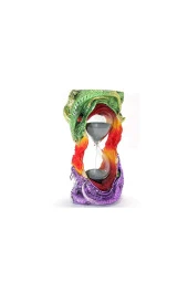 Kum saati Dragon Ejderha Polyester Cam Feng Şui thumbnail 2
