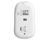 Lecoo WS210 2.4G Wifi Wireless Bluetooth Charging Mouse Beyaz thumbnail 5