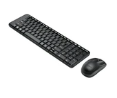 Logitech MK220 Q Türkçe Kablosuz Standart Siyah Klavye+ Mouse thumbnail 4