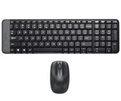 Logitech MK220 Q Türkçe Kablosuz Standart Siyah Klavye+ Mouse thumbnail 2