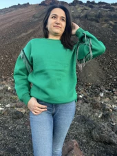 İçi Şardonlu Sweatshirt Kazak thumbnail 12