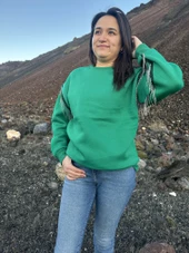 İçi Şardonlu Sweatshirt Kazak thumbnail 2