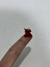 El Yapımı Mini Murano Cam Tilki Biblo A154-03 thumbnail 4