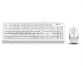A4 TECH F1010 Q USB BEYAZ TR MM KLAVYE+OPT MOUSE thumbnail 2