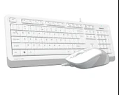 A4 TECH F1010 Q USB BEYAZ TR MM KLAVYE+OPT MOUSE thumbnail 1