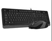 A4 TECH F1010 Q USB GRİ TR MM KLAVYE+OPTİK MOUSE thumbnail 3