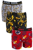 TEET Erkek Boxer Pamuklu Desenli Premium 9'lu Set thumbnail 12