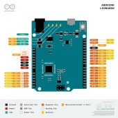 Arduino Leonardo R3 + Micro USB Kablo thumbnail 2