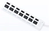 Zhltools Hispeed Usb 2.0 7 İn 1 Hub Beyaz thumbnail 4