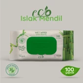 Deep Fresh Eco Serisi Bambu Islak Mendil 100 Yaprak thumbnail 2