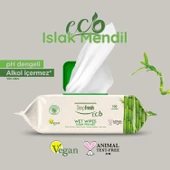 Deep Fresh Eco Serisi Bambu Islak Mendil 100 Yaprak thumbnail 3