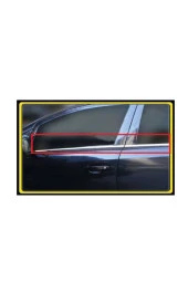 Fiat Tipo Krom Cam Çıtası Paslanmaz Çelik 4 Parça thumbnail 1