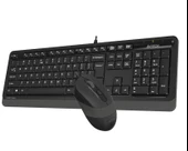 A4 TECH F1010 Q USB GRİ TR MM KLAVYE+OPTİK MOUSE thumbnail 2