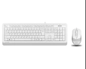 A4 TECH F1010 Q USB BEYAZ TR MM KLAVYE+OPT MOUSE thumbnail 2