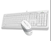 A4 TECH F1010 Q USB BEYAZ TR MM KLAVYE+OPT MOUSE thumbnail 3