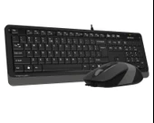 A4 TECH F1010 Q USB GRİ TR MM KLAVYE+OPTİK MOUSE thumbnail 3