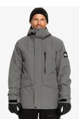 Quiksılver Mıssıon Solıd Jk Erkek Gri Snowboard Montu thumbnail 1