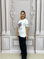 Araba Tshirt - BEYAZ thumbnail 3