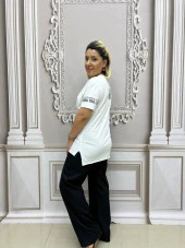 Araba Tshirt - BEYAZ thumbnail 4