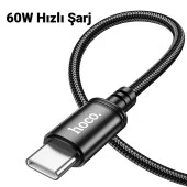 Hoco X89 Pd 60w Type-C to Type-C Hızlı Şarj ve Data Kablosu thumbnail 2