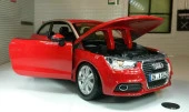 Burago Audi A1 1:24 Kırmızı Model Araba thumbnail 2