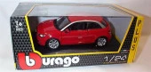 Burago Audi A1 1:24 Kırmızı Model Araba thumbnail 3