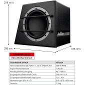Axton ATB-20A    20 cm Aktif Subwoofer thumbnail 4