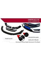 Renault Clio Symbol Uyumlu Lip  4 Parça 2004-2008 thumbnail 2