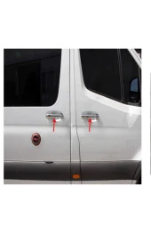 Vw Crafter Kapı Kolu 2006 Sonrası 4 Kapı Paslanmaz Çelik 8 Parça thumbnail 1