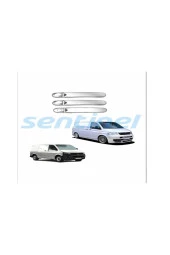 VW Transporter T6 Krom Kapı Kolu 3 Kapı Paslanmaz Çelik 6 Parça thumbnail 2