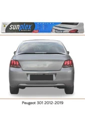 Citroen C-elysee Bagaj Üstü Spoiler Piano Black thumbnail 3