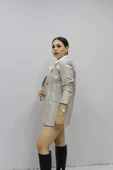 Kadın Ekoseli Blazer Ceket thumbnail 2