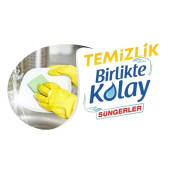 Koroplast Oluklu Bulaşık Süngeri 5 Li thumbnail 2