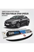 Fıat Egea 2015-2020 Spoiler Piano Black thumbnail 1
