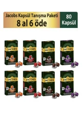 Jacobs Kapsül Tanışma Paketi 8 al 6 öde ( 80 Kapsül ) thumbnail 1