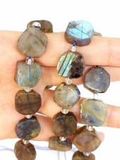 Labradorit Taşı Şekilli Dizi (44390) thumbnail 2