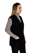 Kadın Cepli Triko Yelek BGL-ST03345 thumbnail 8