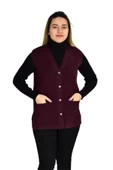 Kadın Cepli Triko Yelek BGL-ST03343 thumbnail 8
