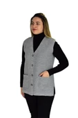 Kadın Cepli Triko Yelek BGL-ST03343 thumbnail 11