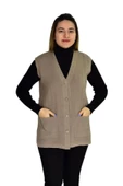 Kadın Cepli Triko Yelek BGL-ST03343 thumbnail 1