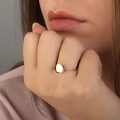 Plaka Altın Yüzük 14K thumbnail 2