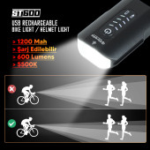 Strada St-600 Çift Yönlü Lityum Şarj Edilebilir Far thumbnail 2