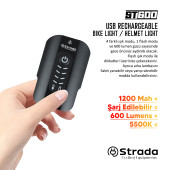 Strada St-600 Çift Yönlü Lityum Şarj Edilebilir Far thumbnail 7