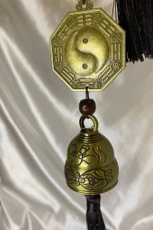 Feng Shui Bereket Şans Mutluluk Çanı Yin Yang Kapı Çanı Deprem Çanı thumbnail 3