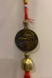 Feng Shui Bereket Şans Mutluluk Çanı Budha Buda Buddha Kapı Çanı Deprem Çan thumbnail 4