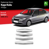 Renault Symbol 2 için Krom Kapı Kolu 4 Kapı 2008-2012 thumbnail 1