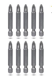 10 Adet Bhd Yıldız Bits Uç Ph2 50 Mm thumbnail 1