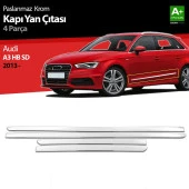 Audi A3 Hatchback için Sedan Krom Kapı Yan Çıtası 2013-2017 thumbnail 1
