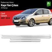 Opel Corsa D için Krom Kapı Yan Çıtası 2007-2014 thumbnail 1